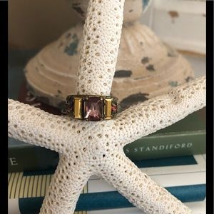 Sorrelli Mahogany Petite Geo ring